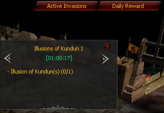 Active Invasions Window