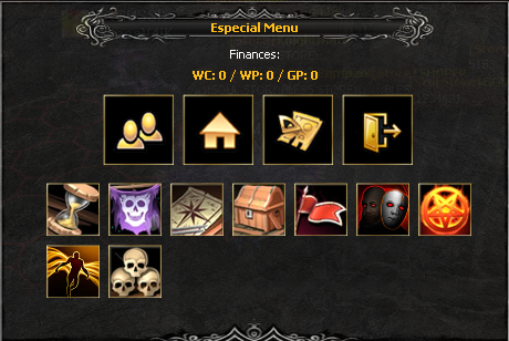 Especial Menu Buttons
