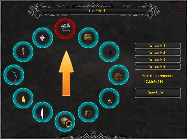 Lucky Spin for Goblin Points
